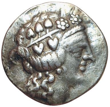 Thasos. 148-80 B.C. Tetradrachma. A/ Crowned...