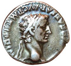 Claude I. 41-54. Denarius. R/ SPQR P.P OB...