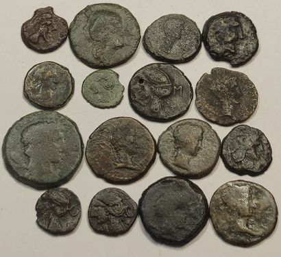 Mauretania. Lot of 16 various bronzes: Bocchus...