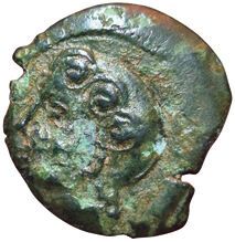 Arvernes. After 52 B.C. Bronze MOTIVIDIACA...