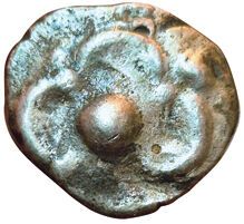 Sotiates. 2nd c. B.C. Three-lobed drachma....