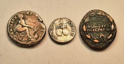 Rome. Provinces. Trajan. 3 coins: Seleucia...