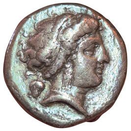 Lot of 2 coins: 
- Campania. Neapolis. Circa...