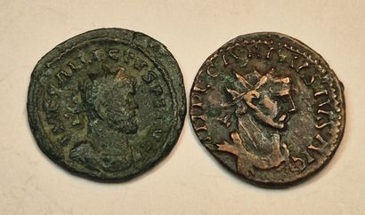 Lot of 2 Antoninians: Allectus (VIRTVS AVG,...