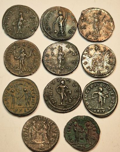 Lot of 11 aurelianii: Probus, Diocletian...