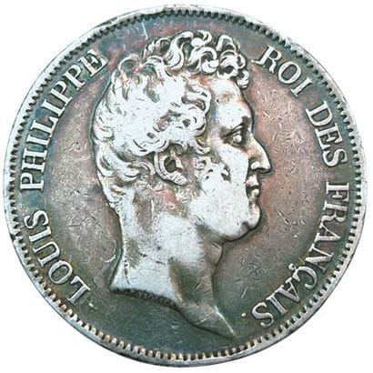 Louis-Philippe 1er. 5 Francs type Tiolier...