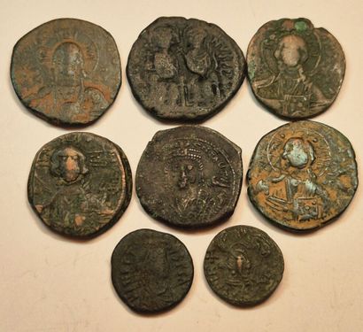 Byzantium. Lot of 8 follies: Michael IV,...