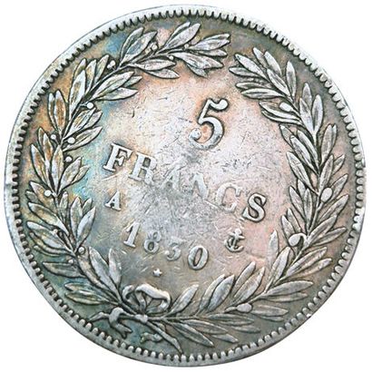 Louis-Philippe 1er. 5 Francs type Tiolier...