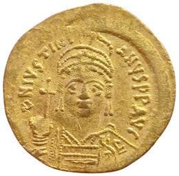 Byzantium. Justinian I. 545-565. Solidus....
