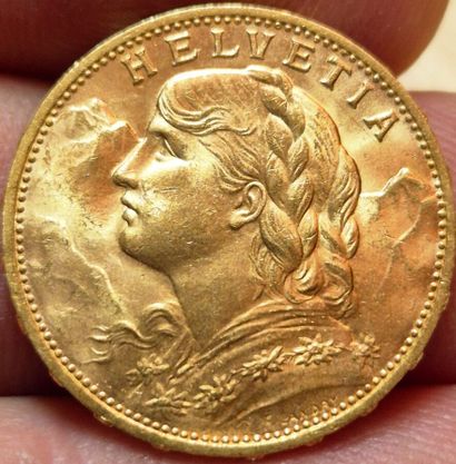 Switzerland. 20 Francs 1980 B. 6,45grs. ...
