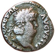 Neron. 54-68. Denarius. R/ SALVS. Salus seated...