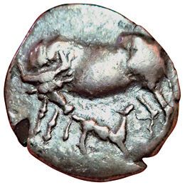 Illyria. Dyrrachium. 450-350 B.C. Statere....