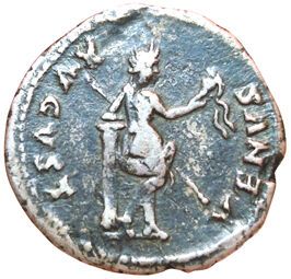 Julia Titi (Wife of Titus). Denarius. R/...