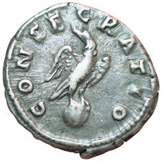 Antoninus the Pious. Posthumous denarius....