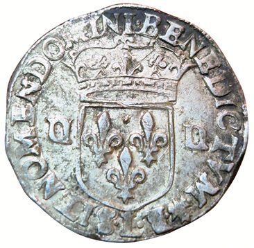 Louis XIV. 1643-1715. Quart d'écu 1649 L....