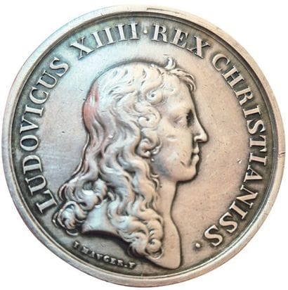 Louis XIV. Médaille argent. Retour du Roi...