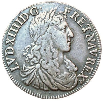 Louis XIV. Demi écu au buste juvénile «Apollinien»....
