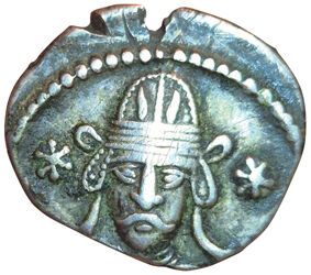 Vonones II. Drachma. Ecbatane. Same description...