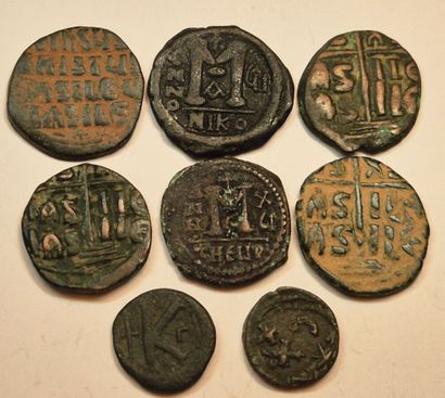 Byzantium. Lot of 8 follies: Michael IV,...