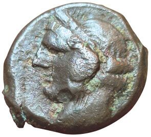 Shekel (AE). Libyan revolt. Circa 241-238...