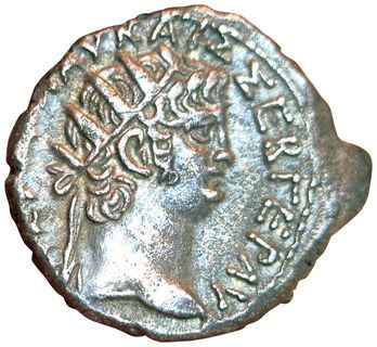 Egypt. Alexandria. Neron and Poppea. Tetradrachme....