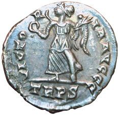 Valentinian II. 375-392. Silique. Trier....