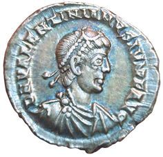 Valentinian II. 375-392. Silique. Trier....
