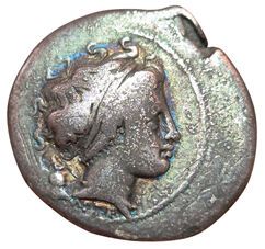 Lot of 2 coins: 
- Campania. Neapolis. Circa...