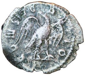 Hadrian. Antoninian. DIVO HADRIANO. R/ CONSECRATIO....