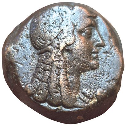 Lot of 2 coins:
Ptolemy VI Philometor. Tetrobole...
