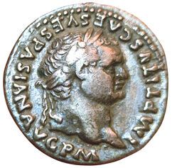 Titus. 79-81. Denarius. R/ TR P VIII IMP...