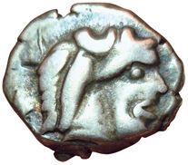 Uncertain/ Nitiobroges/Petrocores. Drachma...