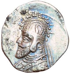 Phraates III. Drachma. Rhagai. A/ Bust of...