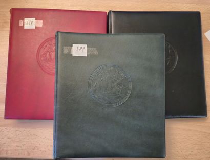 3 very nice numismatic binders containing...