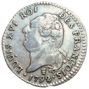 Constitution. 15 Sols au Génie. 1792 I. Limoges....