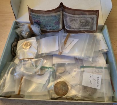 A cardboard box containing approximately...