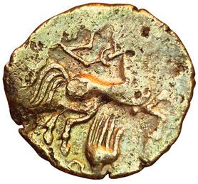 Pictons. Statere with hand. Electrum. Series...