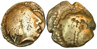 Pictons. Set of 2 hand-made staters. Electrum....