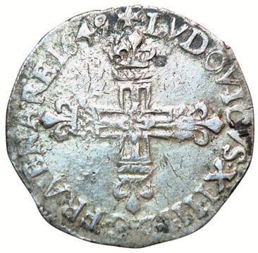 Louis XIV. 1643-1715. Quart d'écu 1649 L....