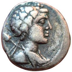 Ptolemy VIII Evergetes II. Drachma. Paphos....