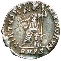Arcadius. 383-408. Silique. Rome. R/ VIRTVS...