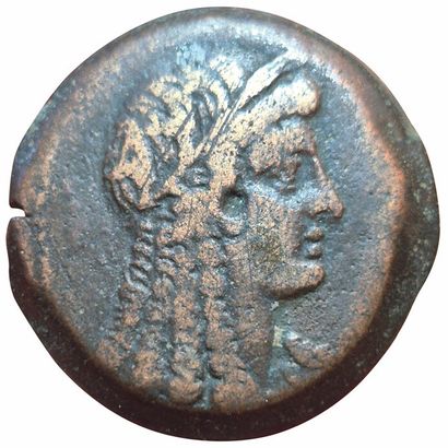 Lot of 2 coins:
Ptolemy VI Philometor. Tetrobole...