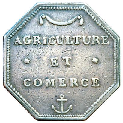 Guyane. Jeton de la Compagnie de la Guyane....