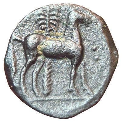 Set of 2 coins: 
Unit (AE). Circa 400-350...
