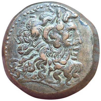 Ptolemy IV Philopator. Tetrobole (AE). Alexandria....