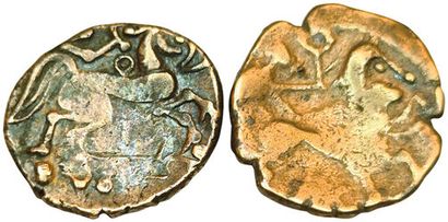 Pictons. Set of 2 hand-made staters. Electrum....