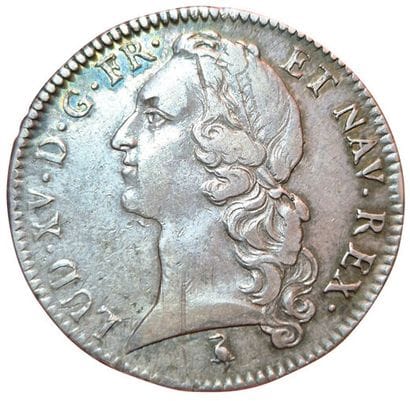 Louis XV. Ecu au Bandeau. 1757 A. Paris....