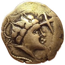Gaul. Namnètes. 80-50 B.C. Statere with hippophore...