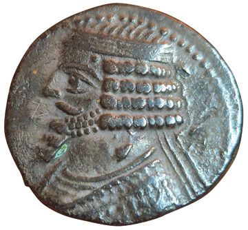 Phraates IV. Tetradrachme. Tiger Beetle....