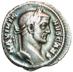 Galerius Maximian. 293-311. Argenteus. R/...